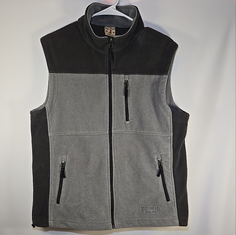 RedHead Gray Vest Modern Structured Design
